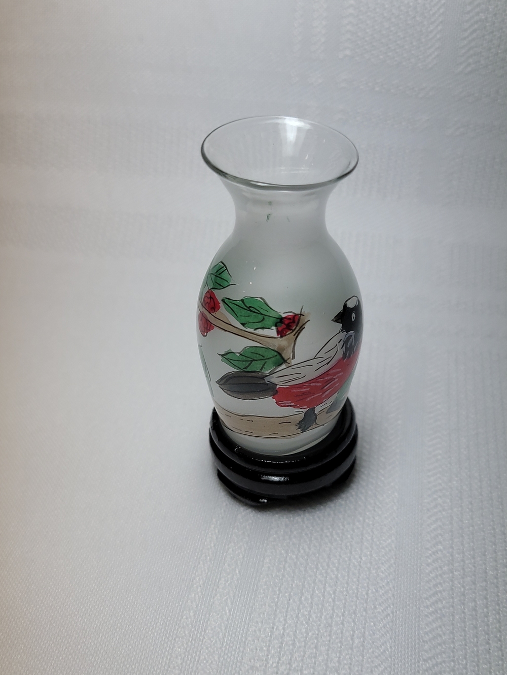 Miniature Reverse Painted Vase - Picture 4 of 7